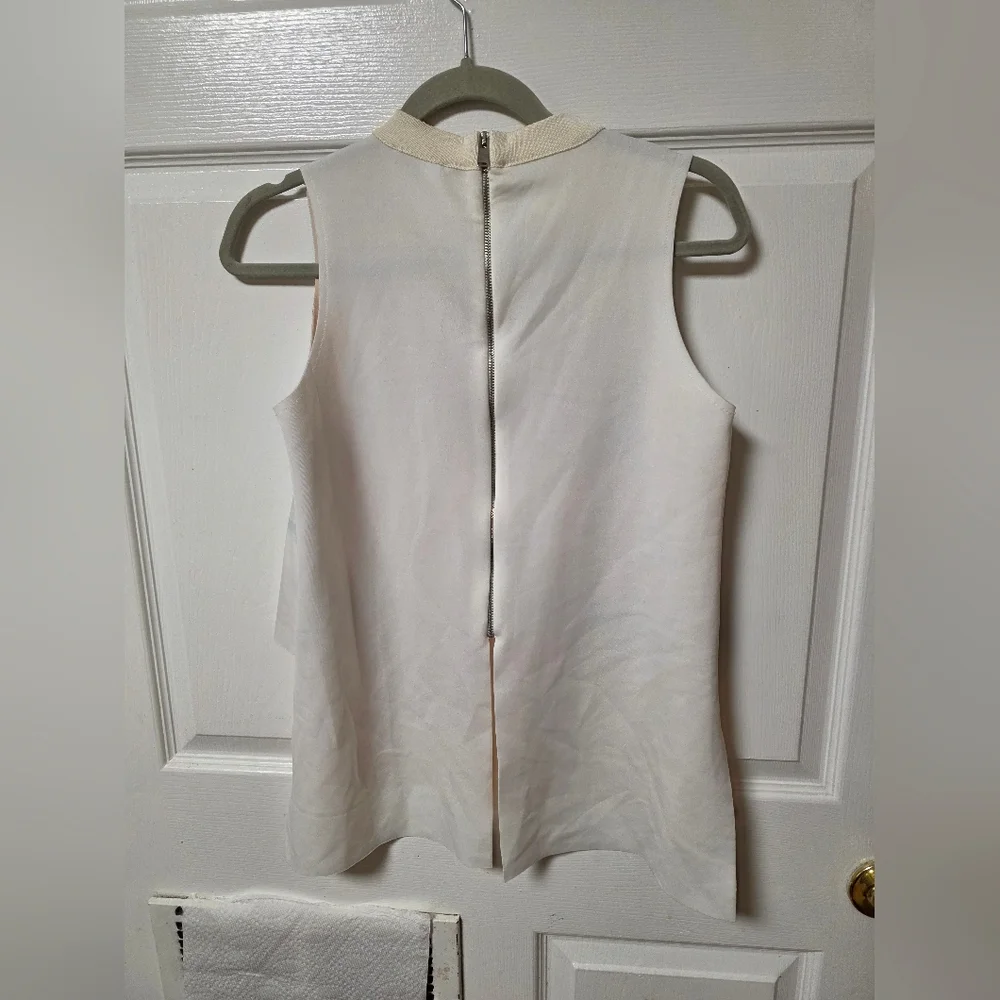 Zara W&B Collection Watercolor Layered Top - NWT - Talla M - Picture 8 of 11